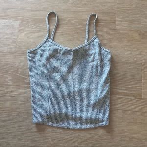 Mossimo grey ribbed soft tank top